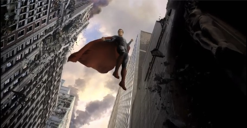 Illustration for article titled Man of Steel concept art shows trashed Metropolis after the final fight